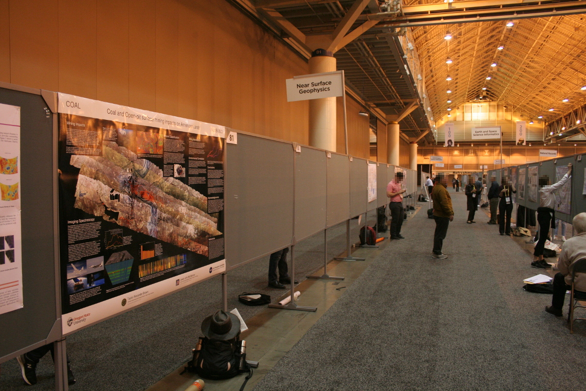 The COAL presentation in the Poster Hall